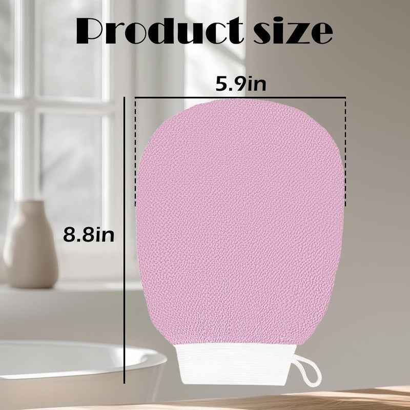 Tandoler Ultra Thin Exfoliating Glove(1pc), Tanning mitt, Dead Skin Remover for Body, Body Exfoliator for Self-Tan Removal & Keratosis Pilaris（Purple） - Image 4